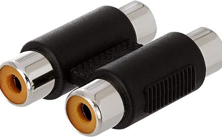 Connector 2 RCA Jack to 2 RCA Jack (RCA 2F to 2F) Online Sale