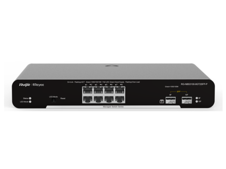 Ruijie NBS3100-8GT2SFP-P 8 Port Gigabit Layer 2 Cloud Managed PoE Switch Sale