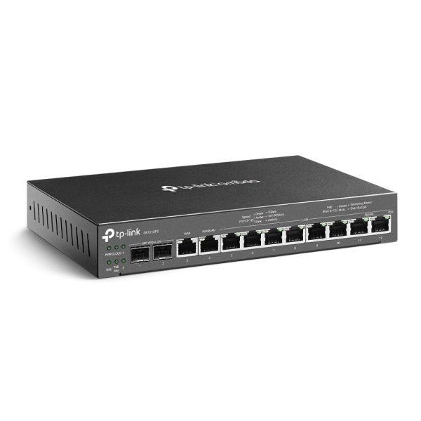 TP-LINK ER7212PC Omada Gigabit VPN Router with PoE+ Ports and Controller Ability Fashion