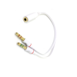 3.5mm Phone Jack (F) To Dual 3.5mm Audio+Mic (M) Y Splitter Cable Online Sale