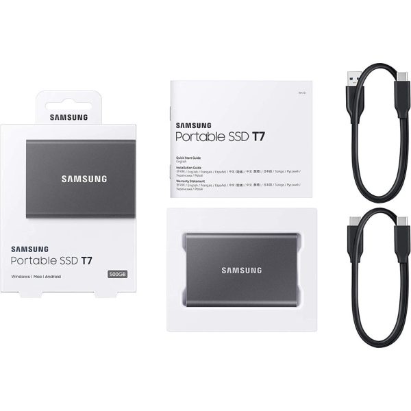 Samsung T7 USB 3.2 Type-C Portable SSD Discount