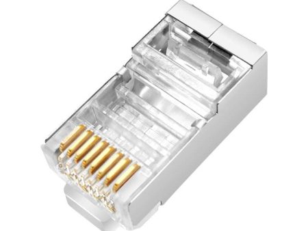 RJ45 Ethernet Cables Module Plug Network Connector RJ-45 Crystal Heads Cat5 Cat6 Gold Plated Cable Cheap