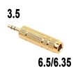 6.35mm to 3.5mm Jack Audio Adapter Headphone Converter Connector Plug for Aux Stereo Cable Guitar Amplifier Headsets Online