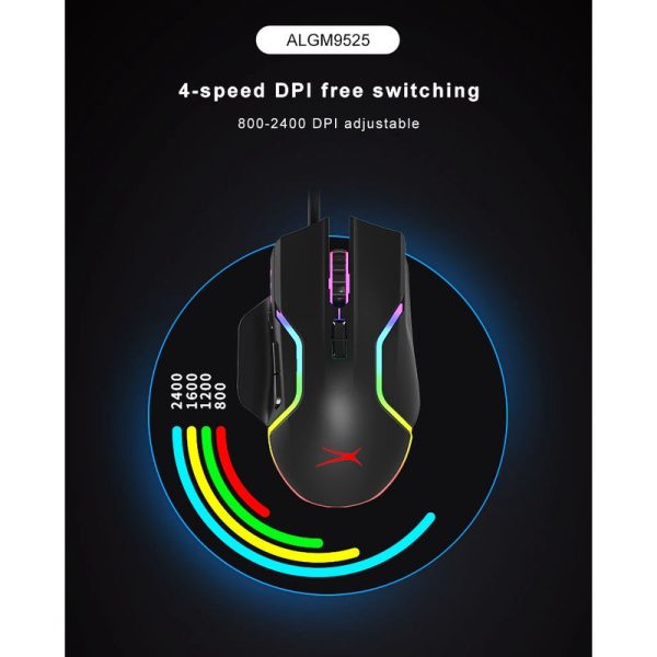 ALTEC LANSING ALGM9525 Wired Gaming Mouse For Cheap