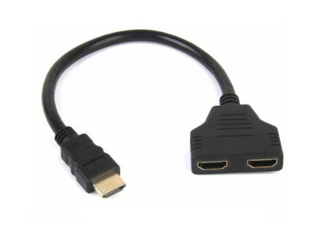 HDMI Splitter Male to Female Cable Adapter Converter HDTV 1 Input 2 Output Splitter Kabel HDMI 2 Port DVR HD 1080P  HDMI 1-2 Sale