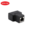 1 To 2 Ways LAN Ethernet Network Cable RJ45 Female Splitter Connector Adapter For Laptop Docking Stations Fashion