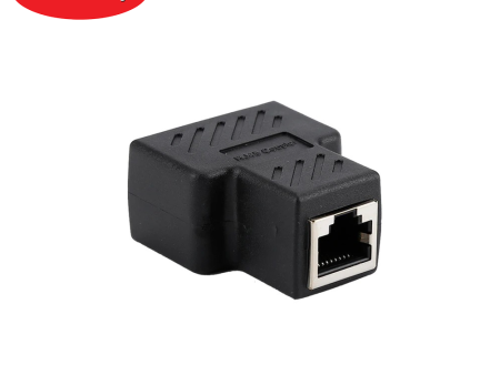 1 To 2 Ways LAN Ethernet Network Cable RJ45 Female Splitter Connector Adapter For Laptop Docking Stations Fashion