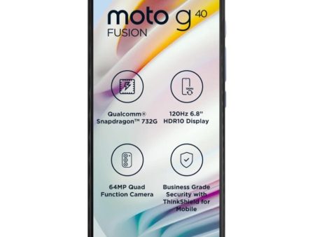 Motorola Moto G40 Fusion 64GB 4GB RAM Dynamic Gray (Refurbished) For Discount