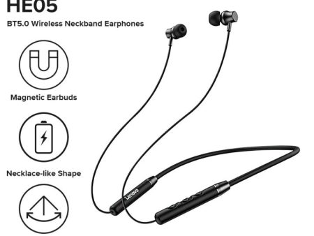 Lenovo HE05 Neckband Sport Earphones Online now