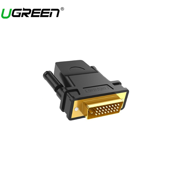 UGREEN DVI to HDMI Adapter DVI-D 24+1 Male to HDMI Female Converter Fashion