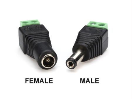 DC Power Connector Male Female Jack Connector Plug Adapter for CCTV Camera Cheap