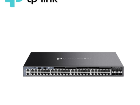 TP-LINK SG6654X Omada 48-Port Gigabit Stackable L3 Managed Switch with 6 10G Slots Online