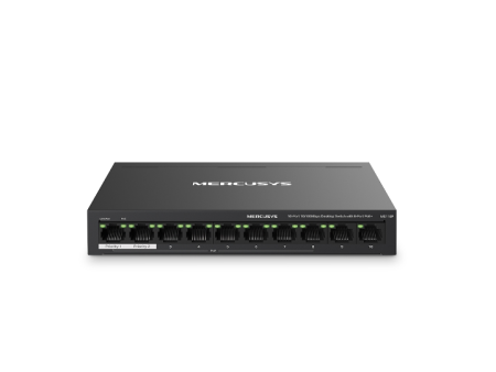 Mercusys MS110P 10-Port 10 100Mbps Desktop Switch with 8-Port PoE+ Sale