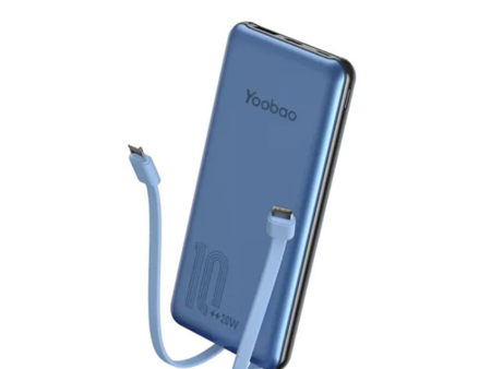 Yoobao Slim Built In Cable 10000mah Power Bank LC2   LC4   LC5 Discount