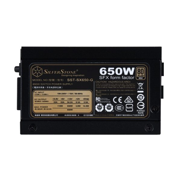 SilverStone SX650-G 80 PLUS Gold 650W SFX Power Supply Online Hot Sale