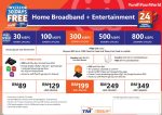 Unifi Home Fibre Unlimited Quota Plan 30Mpbs 100Mpbs 300Mpbs 500Mpbs 800Mpbs on Sale