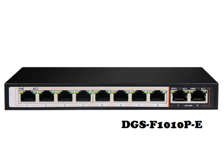 D-Link 4 Port    8 Port Gigabit 250M POE Switches + 2 UTP Uplink Port on Sale