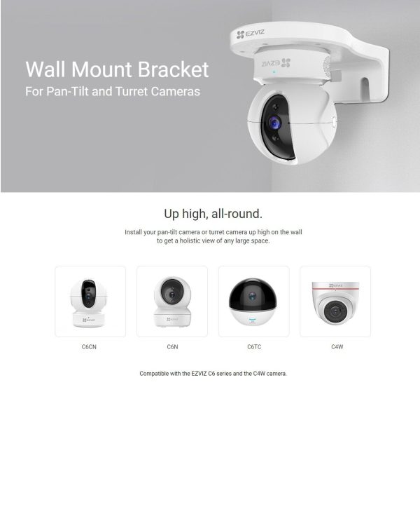 EZVIZ Wall Mount Bracket for C6 series and C4W Turret Cameras (TY2   C6N   C6CN   C6C  C4W   C6TC) Supply