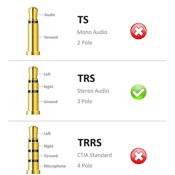 6.35mm to 3.5mm Jack Audio Adapter Headphone Converter Connector Plug for Aux Stereo Cable Guitar Amplifier Headsets Online