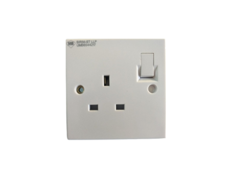 UMS 2913A-R1 13A 250V 1 Gang Switched Socket Outlet Supply