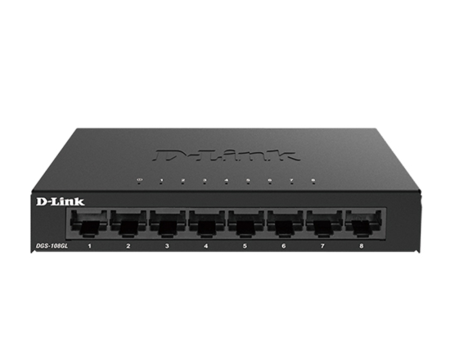 D-Link 5   8-Port Gigabit Metal Unmanaged Desktop Switch Fashion