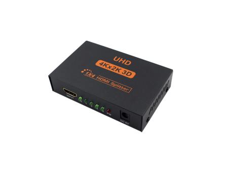 HDMI 1-4 Ultra HD 4 Port HDTV Splitter 1x2   1x4 Repeater Amplifier 1080P 3D Online Sale