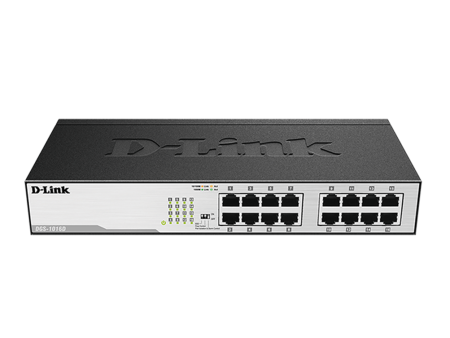 D-LINK 16 Port   24 Port Gigabit Ethernet Rackmount Unmanage Switch with DIP Switch button Online Sale