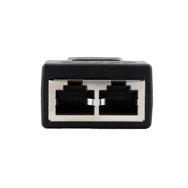 1 To 2 Ways LAN Ethernet Network Cable RJ45 Female Splitter Connector Adapter For Laptop Docking Stations Fashion