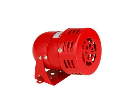 OEM Mini Motor Siren 3-inch MS-190 12V Mini Warning Siren Alarm Red Online Hot Sale