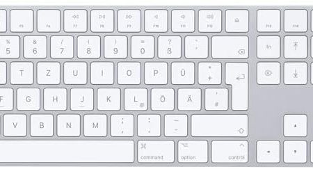 Apple Magic Keyboard with Numeric Keypad (A1843) White (Good condition) on Sale