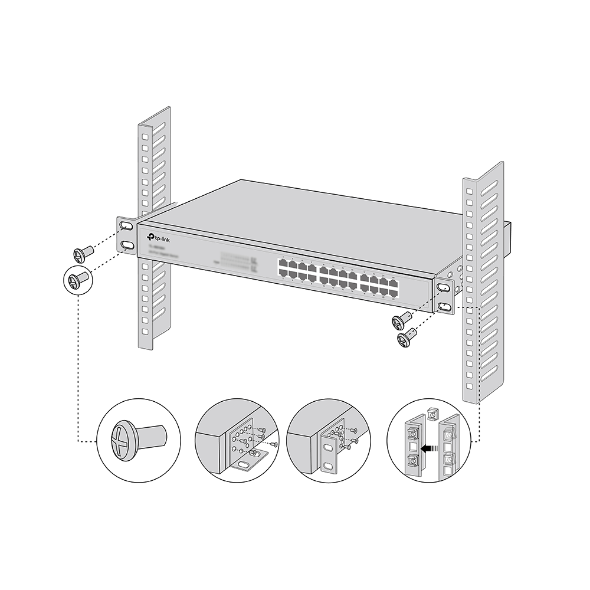 TP-Link RackMount Kit-19 19-inch Switches Rack Mount Kit Online now