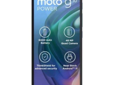 Motorola Moto G10 Power 64GB 4GB RAM Aurora Grey (Refurbished) For Sale