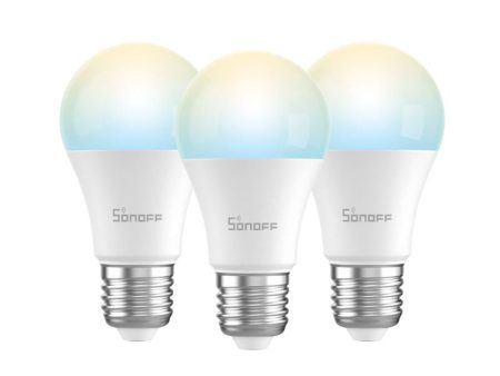 Pack de 3 Ampolletas LED con WiFi - Sonoff - Calida Fria For Cheap