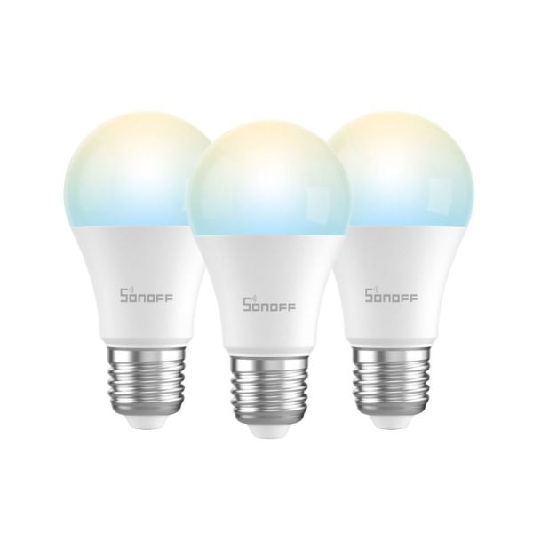 Pack de 3 Ampolletas LED con WiFi - Sonoff - Calida Fria For Cheap