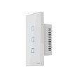 Interruptor De Pared Táctil WiFi Sonoff TX - 3 Canales - Blanco Fashion