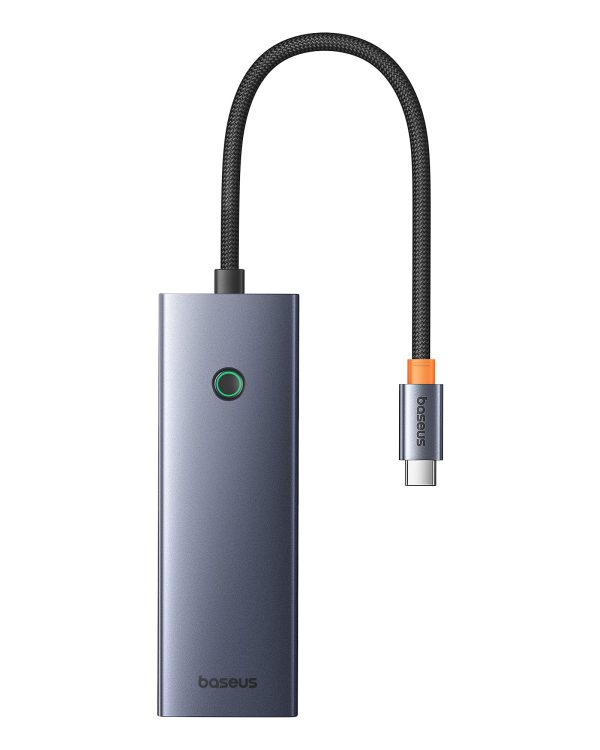 Adaptador HUB 7 en 1 Tipo C a HDMI, USB 3.0, VGA y PD - Baseus - Gris Online