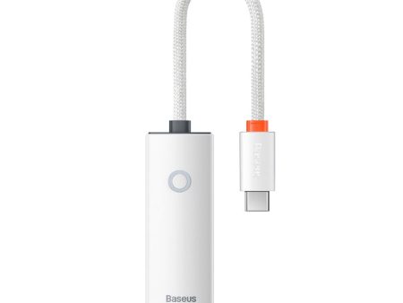 Adaptador de Red Tipo-C a Puerto LAN RJ45 - 1000 Mbps - Blanco - Baseus Lite Series Sale