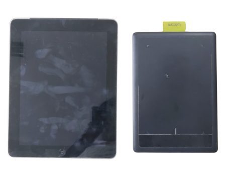 Used Combo of 2 Dead Apple iPad & One by WACOM CTL Tablets For Discount