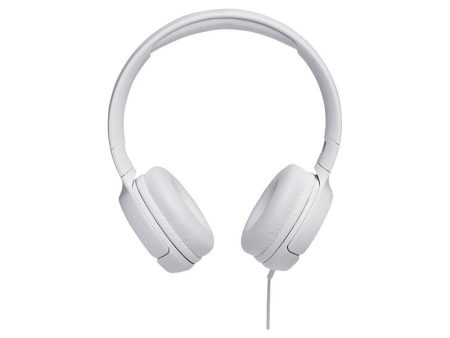 Audífonos JBL Tune 500 - Con Cable - Blanco Fashion