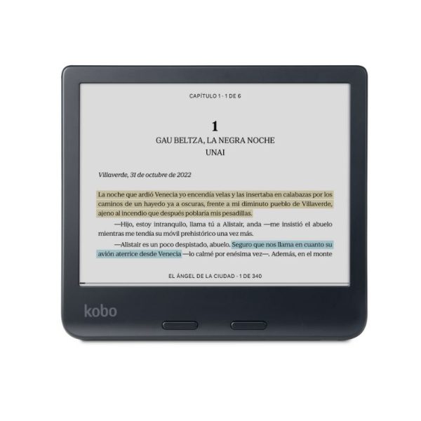 Lector E Reader Kobo Libra Colour HD 7  - 32GB - Negro Hot on Sale