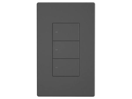 Interruptor De Pared WiFi Sonoff M5 Switchman - 3 Canales - Compatible con Alexa y Google - Gris Oscuro Online now